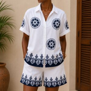 Noir and Blanc Short Set