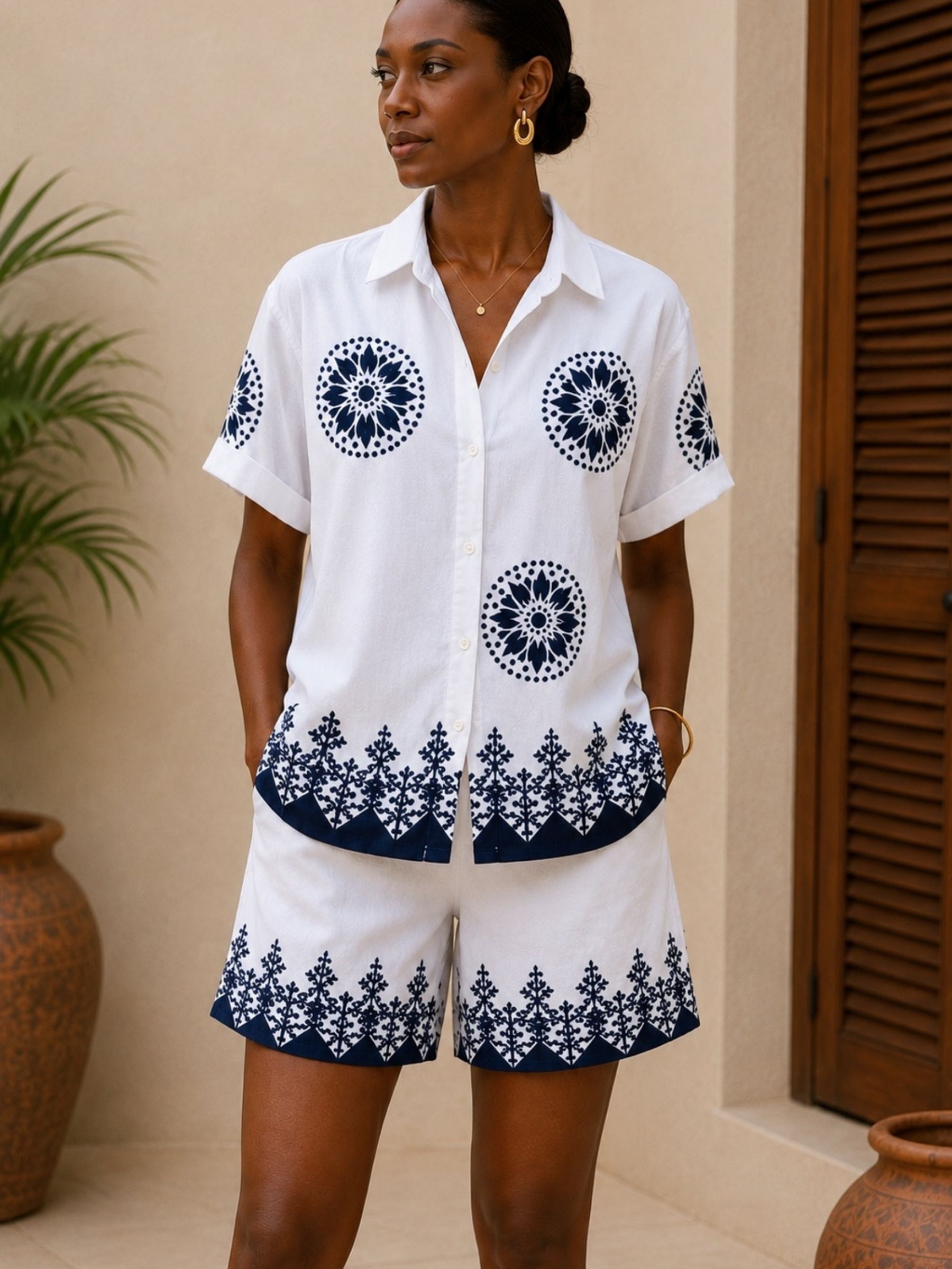 Noir and Blanc Short Set
