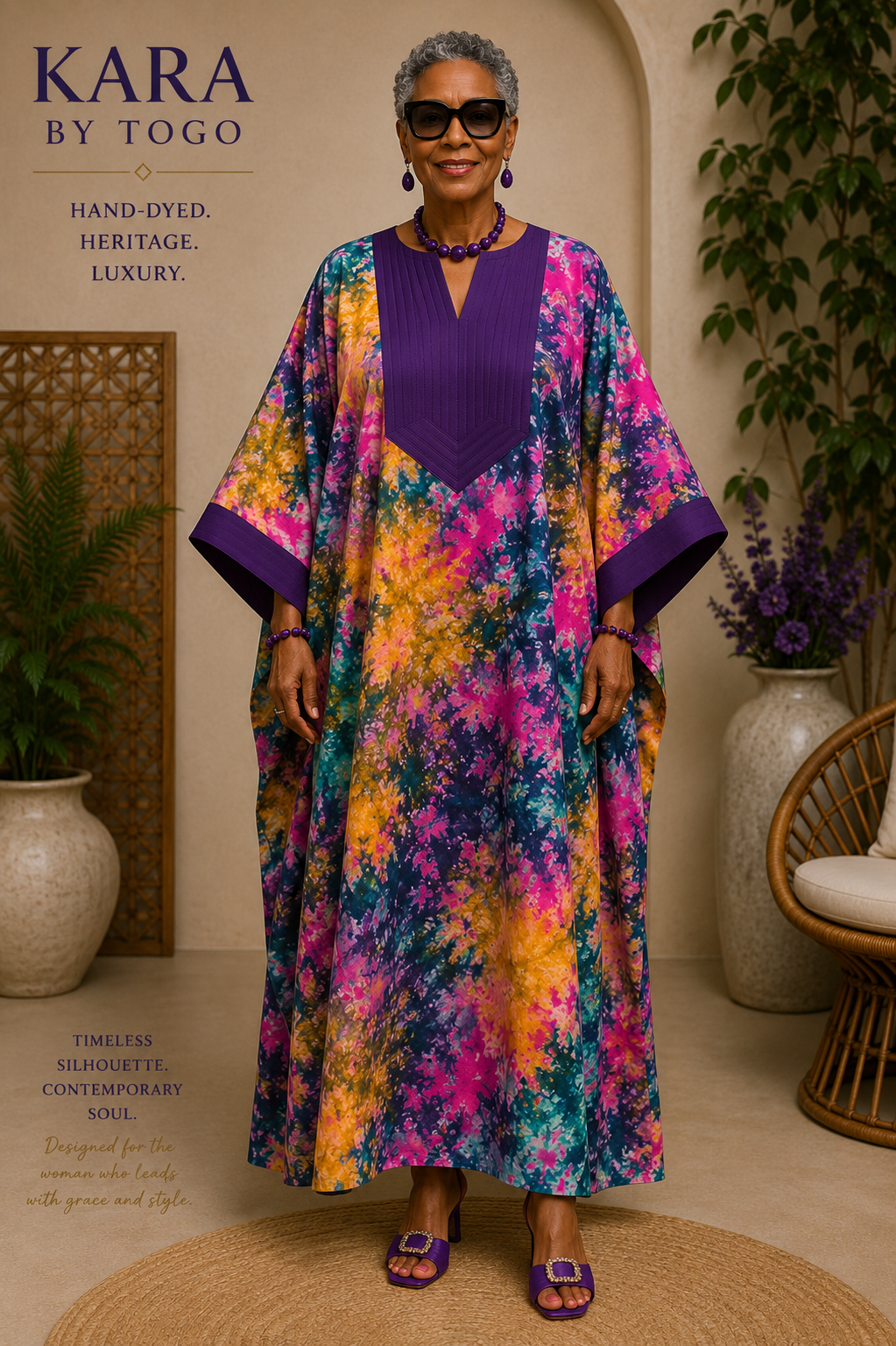 Multicolor Artistic Boubou - Image 3