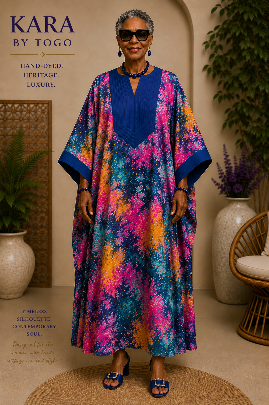 Multicolor Artistic Boubou